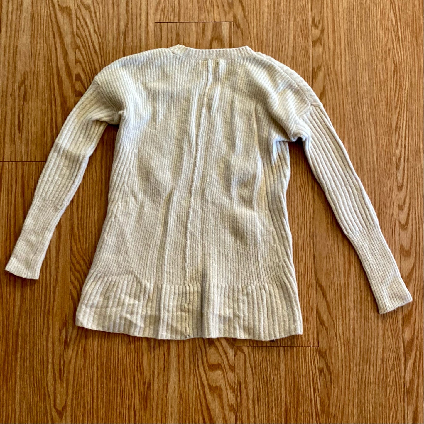 Abercrombie & Fitch Wool Tan Scoop Neck Sweater Top Womens Small