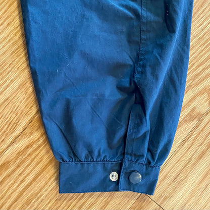 Castaways Vintage Blue Nautical Stripe Windbreaker Jacket Unisex Mens XLarge