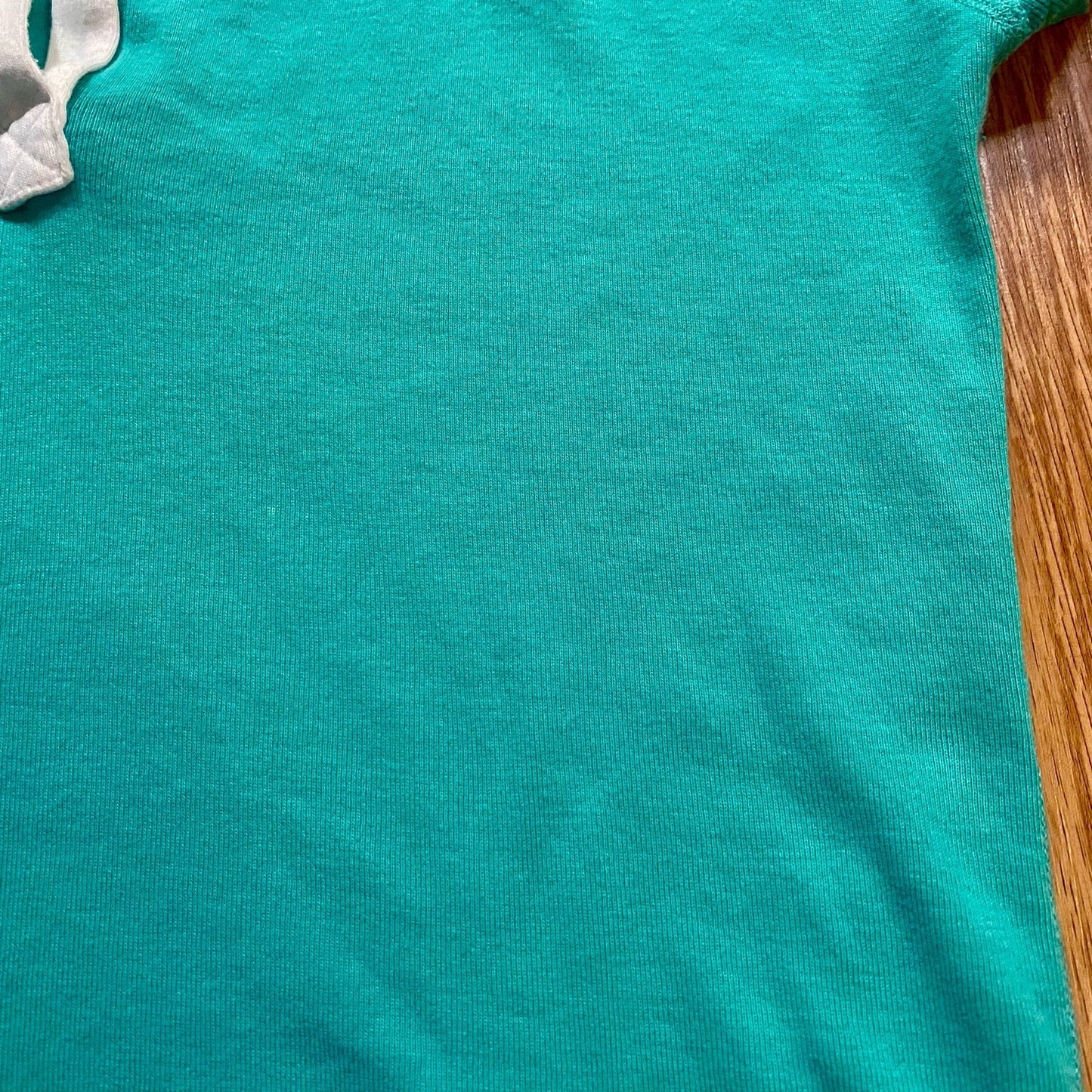 Lacoste Vintage Teal Green Polo Shirt Top Womens 42 Small
