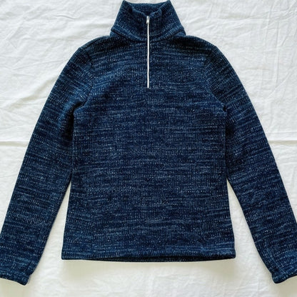 Spyder Heathered Black Fleece Half Zip Pullover Sweatshirt Shirt Womens Small