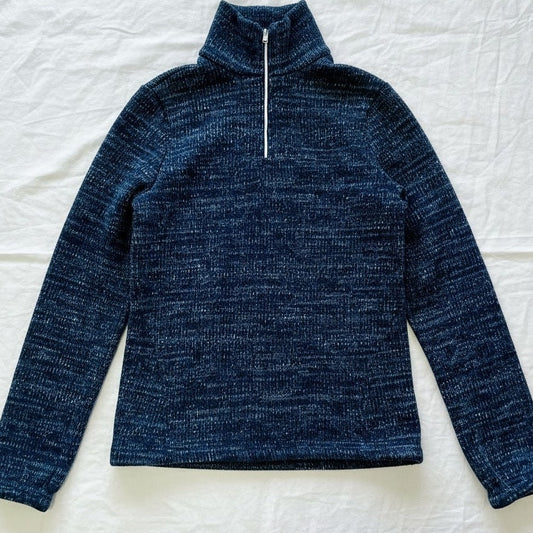 Spyder Heathered Black Fleece Half Zip Pullover Sweatshirt Shirt Womens Small