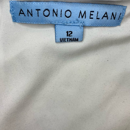 Antonio Melani Tan Sleeveless Wide Leg Jumpsuit Womens 12
