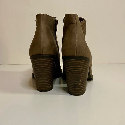 Esprit Kali Tan Brown High Heel Ankle Booties Shoes Womens 7.5