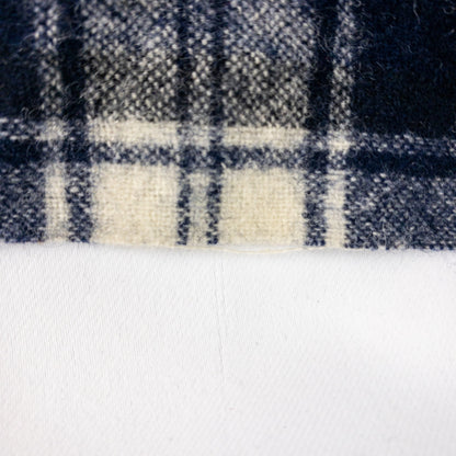 Pendleton Vintage Green Blue Yellow White Plaid Scarf Unisex Men Women One Size