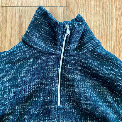 Spyder Heathered Black Fleece Half Zip Pullover Sweatshirt Shirt Womens Small