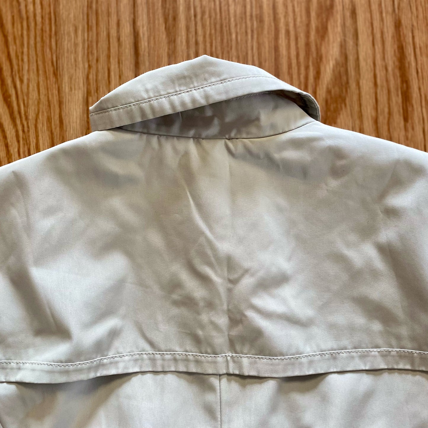 Calvin Klein Long Tan Trench Coat Womens XLarge