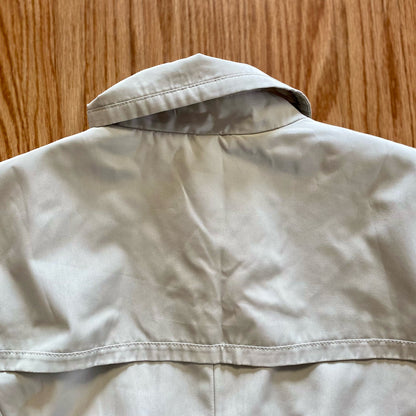 Calvin Klein Long Tan Trench Coat Womens XLarge