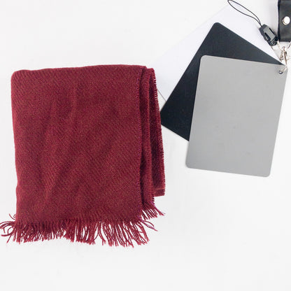 Beau Brummell Vintage Red Knit Scarf Unisex Mens Womens One Size