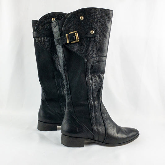 Diane B Vera Gomma Tall Black Riding Boots Women’s EU 39 US 8–8.5