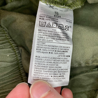 Old Navy Olive Green Soft Utility Alpine Tundra Paper Bag Shorts Womens XSmall
