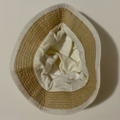 Totes Y2K White Bucket Hat Water Sport Hat Unisex One Size