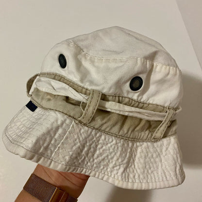Totes Y2K White Bucket Hat Water Sport Hat Unisex One Size