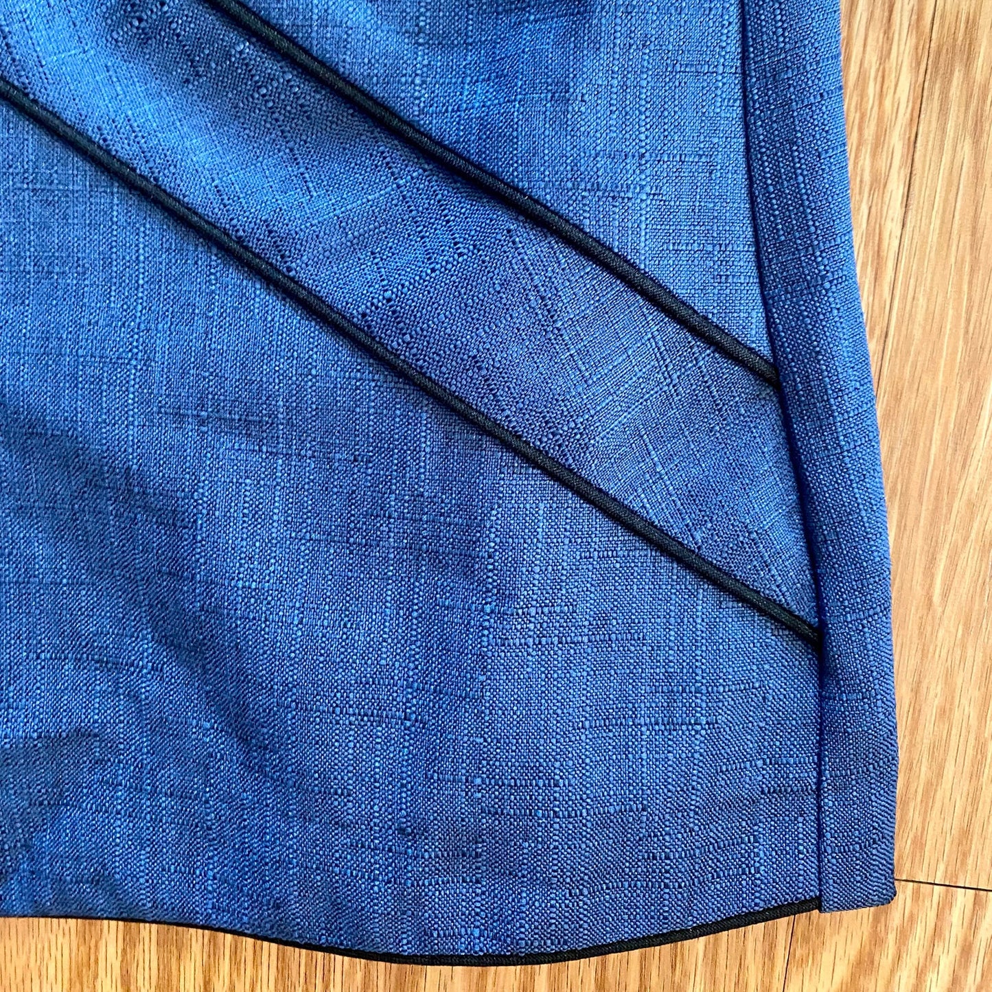Perceptions Vintage Blue Short Blazer Jacket Womens 14 Large