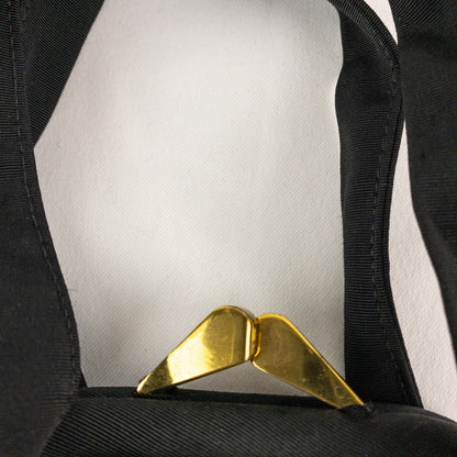 J. R. Julius Resnick Vintage Black Purse Bag Satin Coin Purse Womens One Size