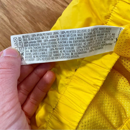 Forever 21 Yellow Raincoat Mini Skirt Y2K Style Womens Medium