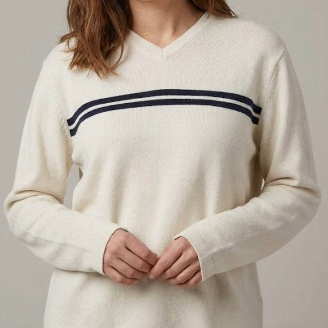 Old Navy Vintage Y2k Beige Striped Sweatshirt Womens XLarge
