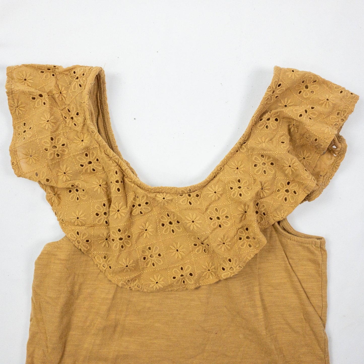 American Eagle Brown Floral Tank Top Blouse Womens Small