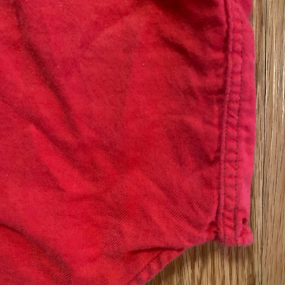 Aansworth Vintage Red Cotton Button-up Shirt Womens XSmall Small