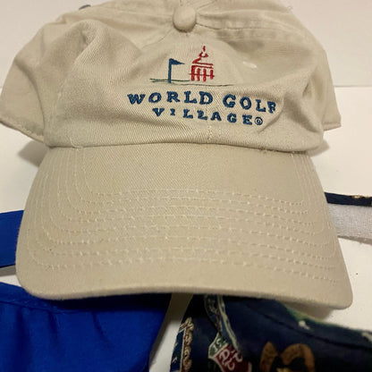 Blue Golf Hat Visor Bundle Unisex Mens One Size