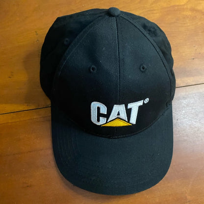 Caterpillar CAT Black Logo Baseball Trucker Hat Unisex Mens One Size