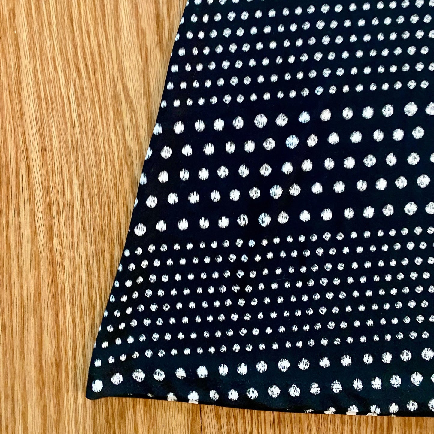 Chicos Black White Polka Dot Cross Back Shift Dress Womens 3 XLarge