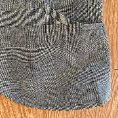 Emanuel Ungaro Parallele Gray Stripe Blazer Skirt Set Womens 6