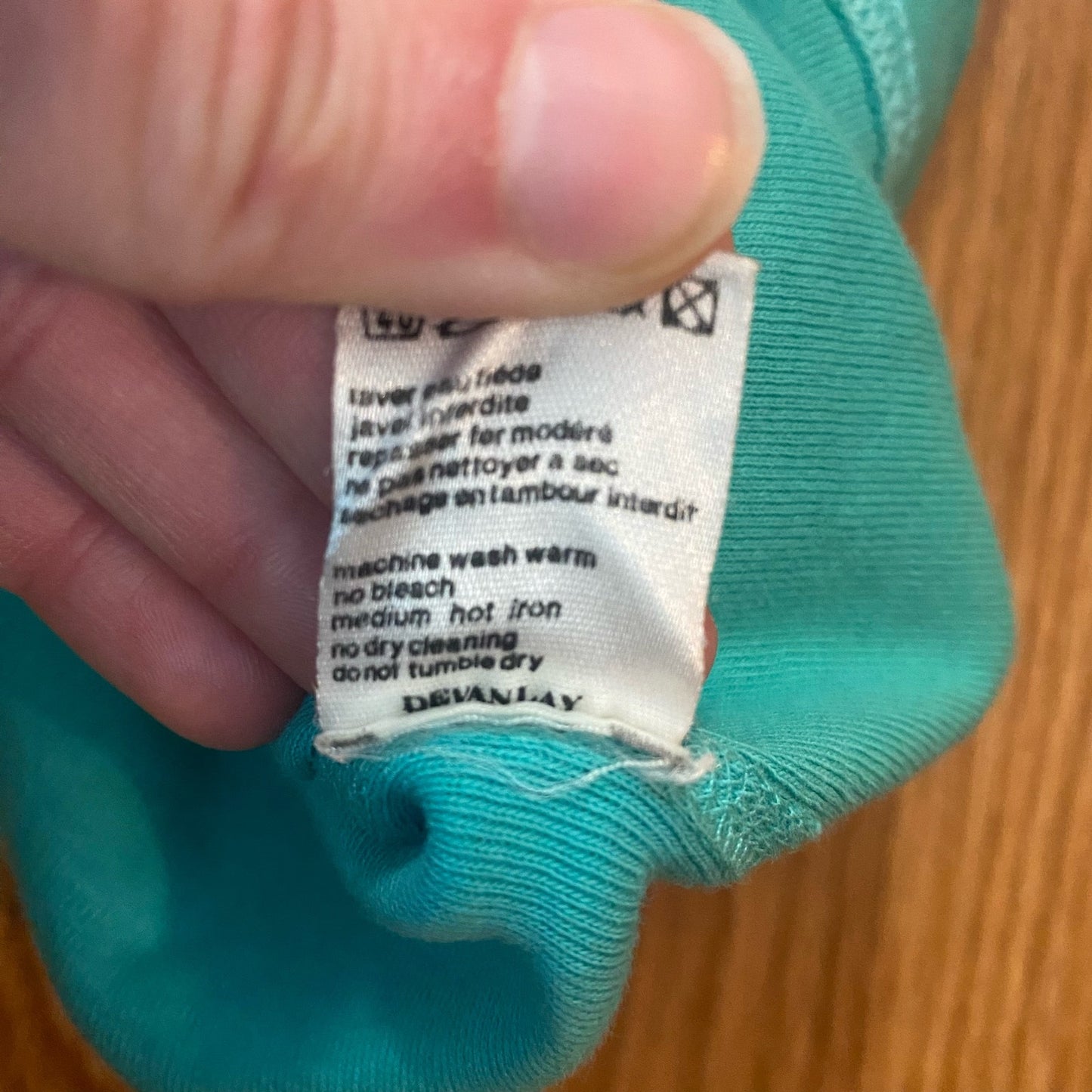 Lacoste Vintage Teal Green Polo Shirt Top Womens 42 Small
