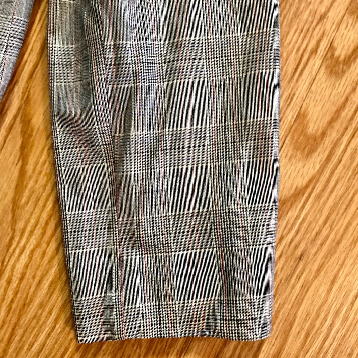 WLBW Vintage Gray Stripe Oversized USA Made Blazer Womens 12 Large