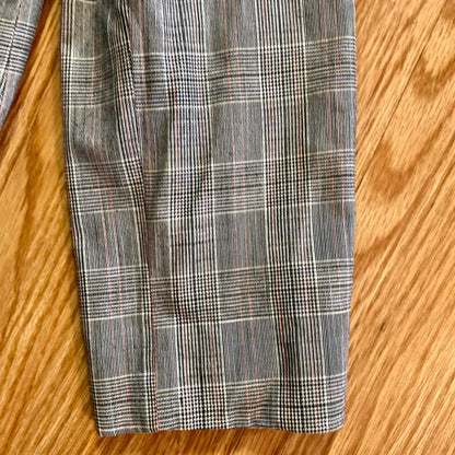 WLBW Vintage Gray Stripe Oversized USA Made Blazer Womens 12 Large
