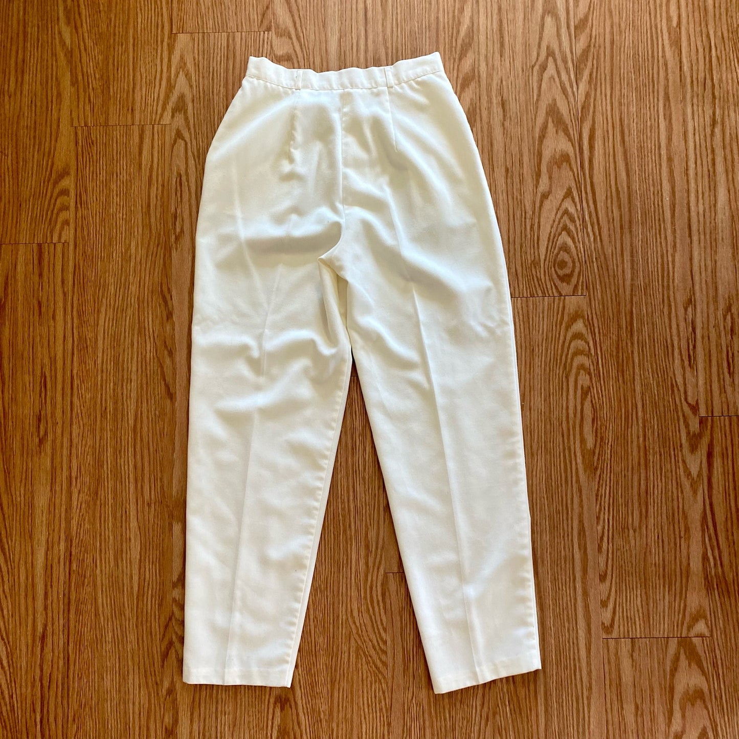 Counterparts Vintage White Pleated Pants Womens 27 Waist