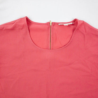 Pink Rose Sheer Pink Blouse Shirt Womens Medium