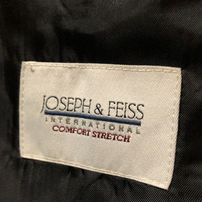 Joseph & Fiess Comfort Stretch Black Wool Suit Jacket Blazer Mens 42 Regular