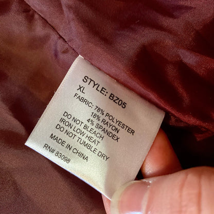 Ci Sono Outerwear Red Blazer Juniors XLarge Womens Medium