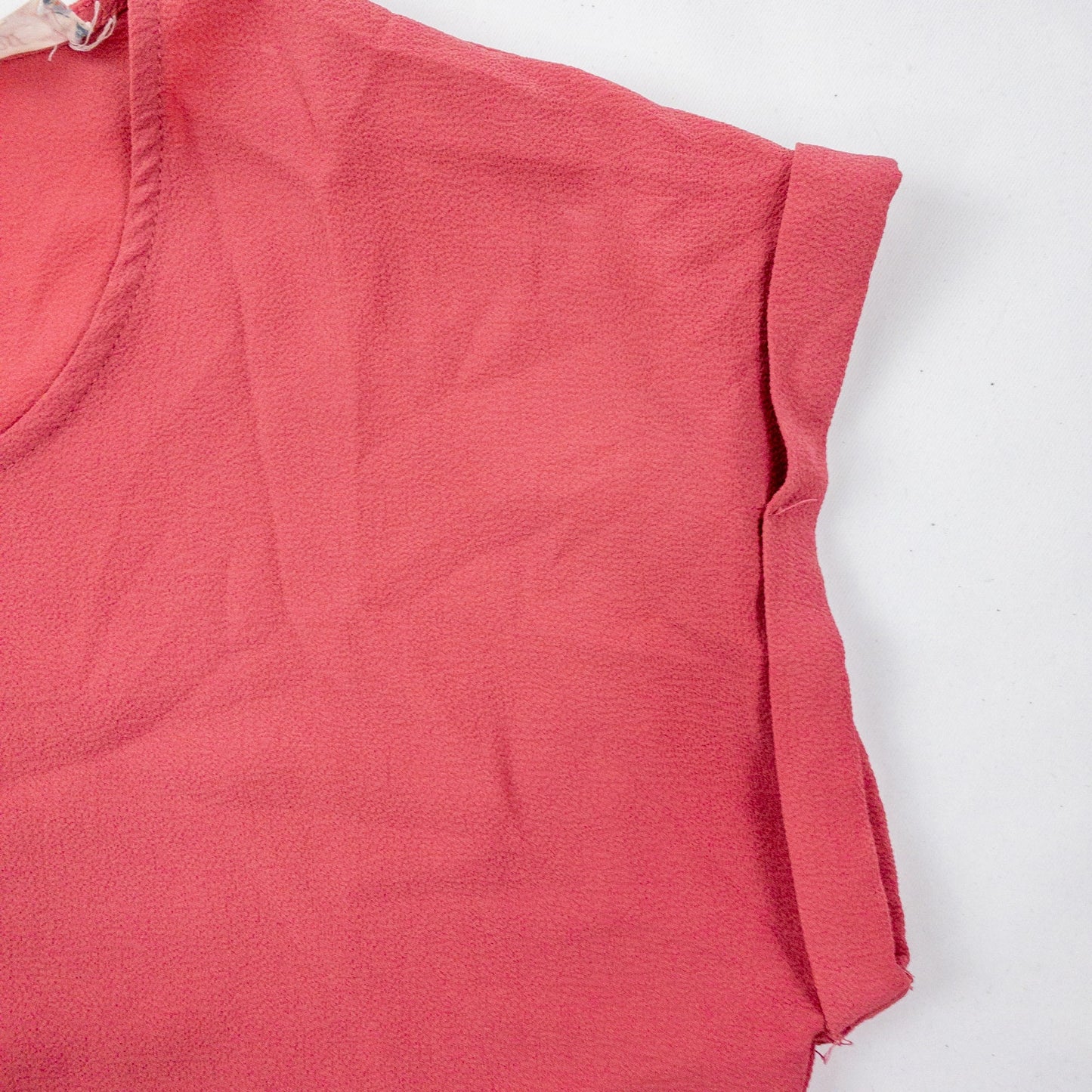 Pink Rose Sheer Pink Blouse Shirt Womens Medium