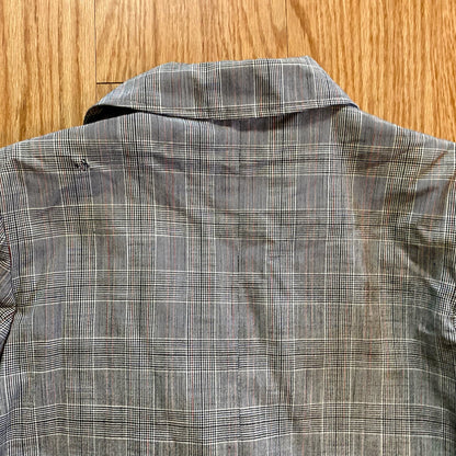 WLBW Vintage Gray Stripe Oversized USA Made Blazer Womens 12 Large