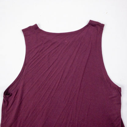 Tavi Noir Purple Maroon Athletic High Low Tank Top Womens XSmall