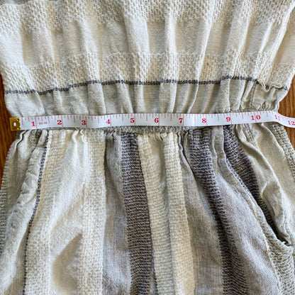 All That Jazz Vintage Reversible Striped Cropped Jumpsuit Womens 0-2