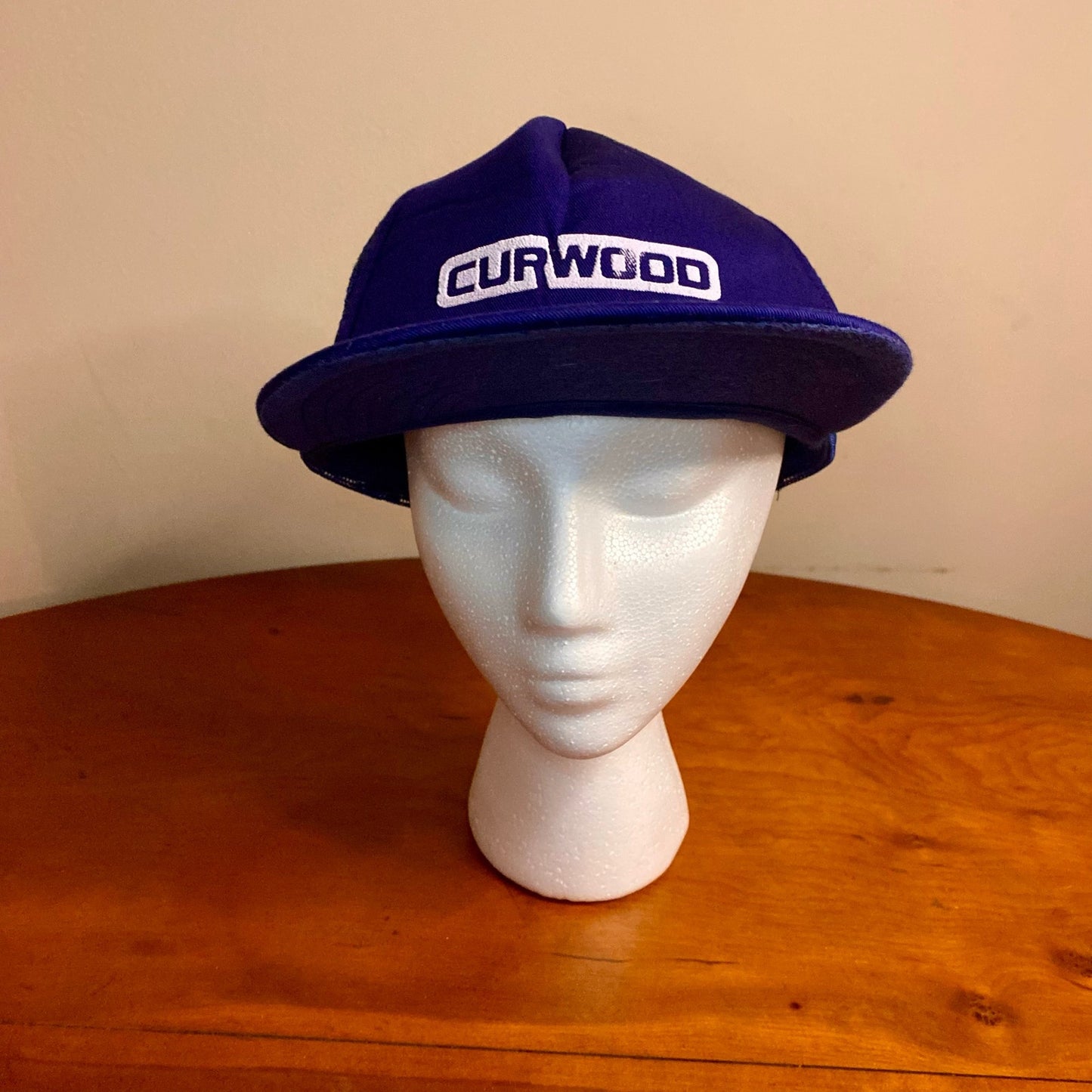 DA Vintage Curwood Packaging Food Blue Baseball Cap Hat Unisex Mens One Size