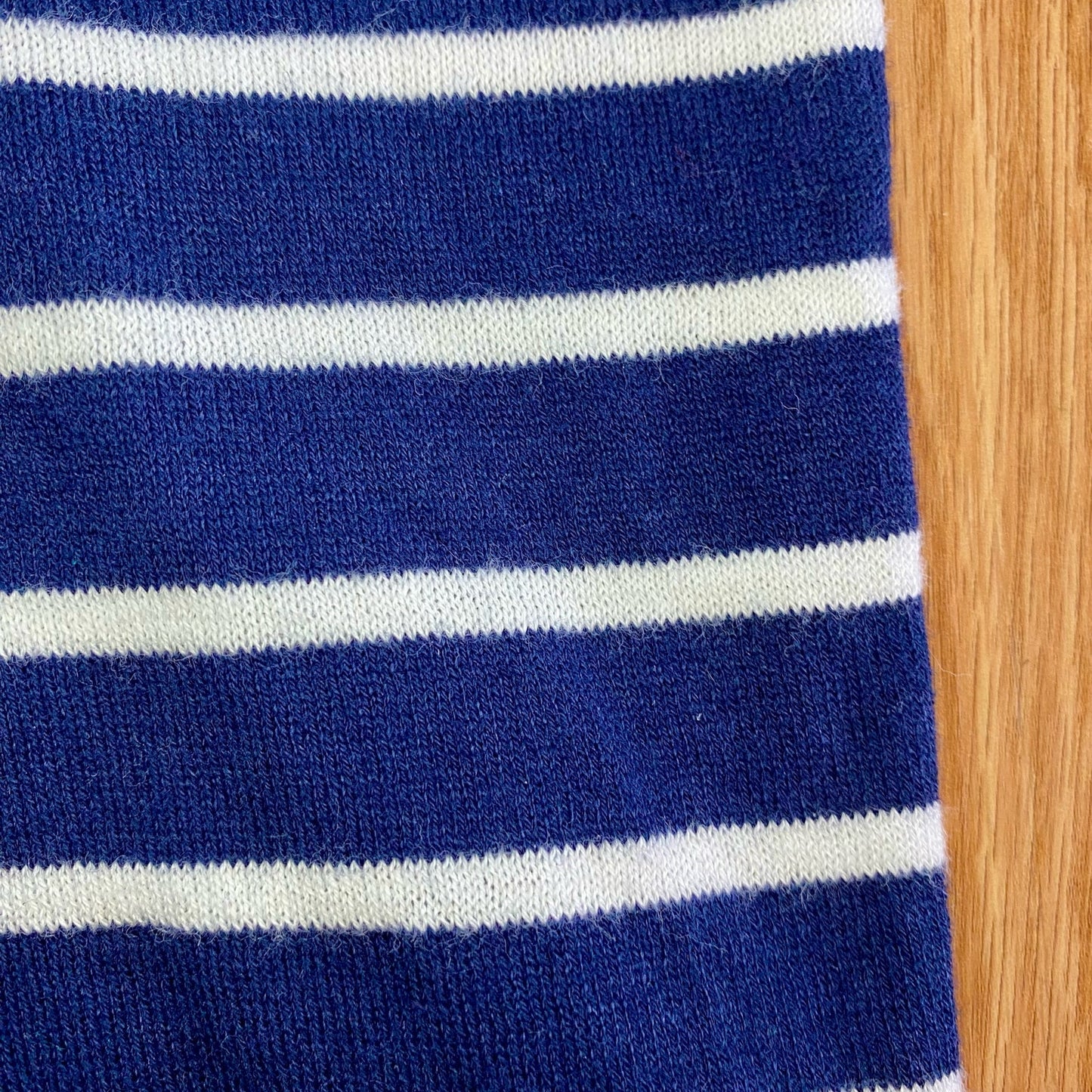 Lilly Pulitzer Navy Blue White Striped Tassel Sweater Womens XSmall