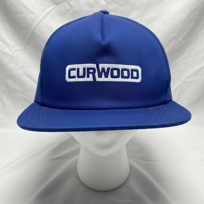 DA Vintage Curwood Packaging Food Blue Baseball Cap Hat Unisex Mens One Size