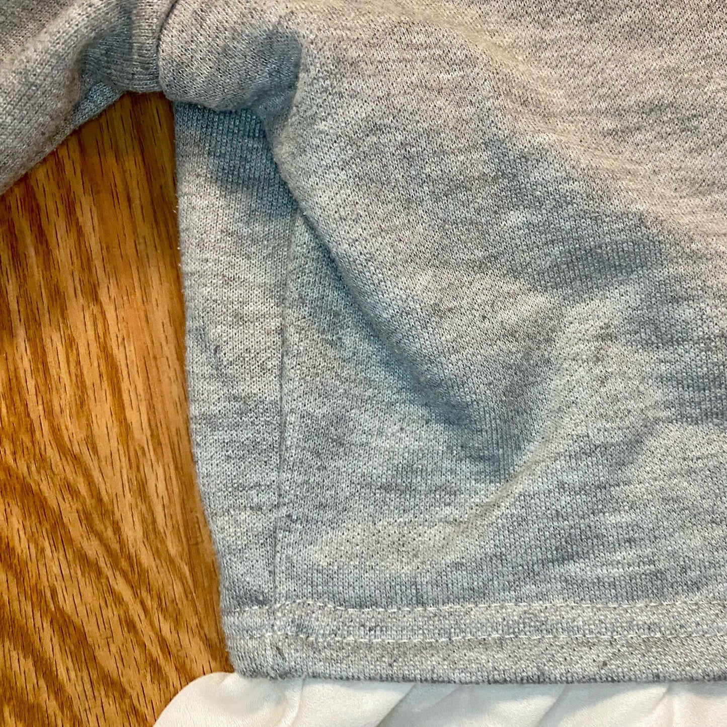 Gray Layered Pullover Sweater Top Womens Medium