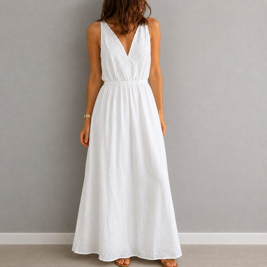 Old Navy Vintage White Lace Dress Womens Small