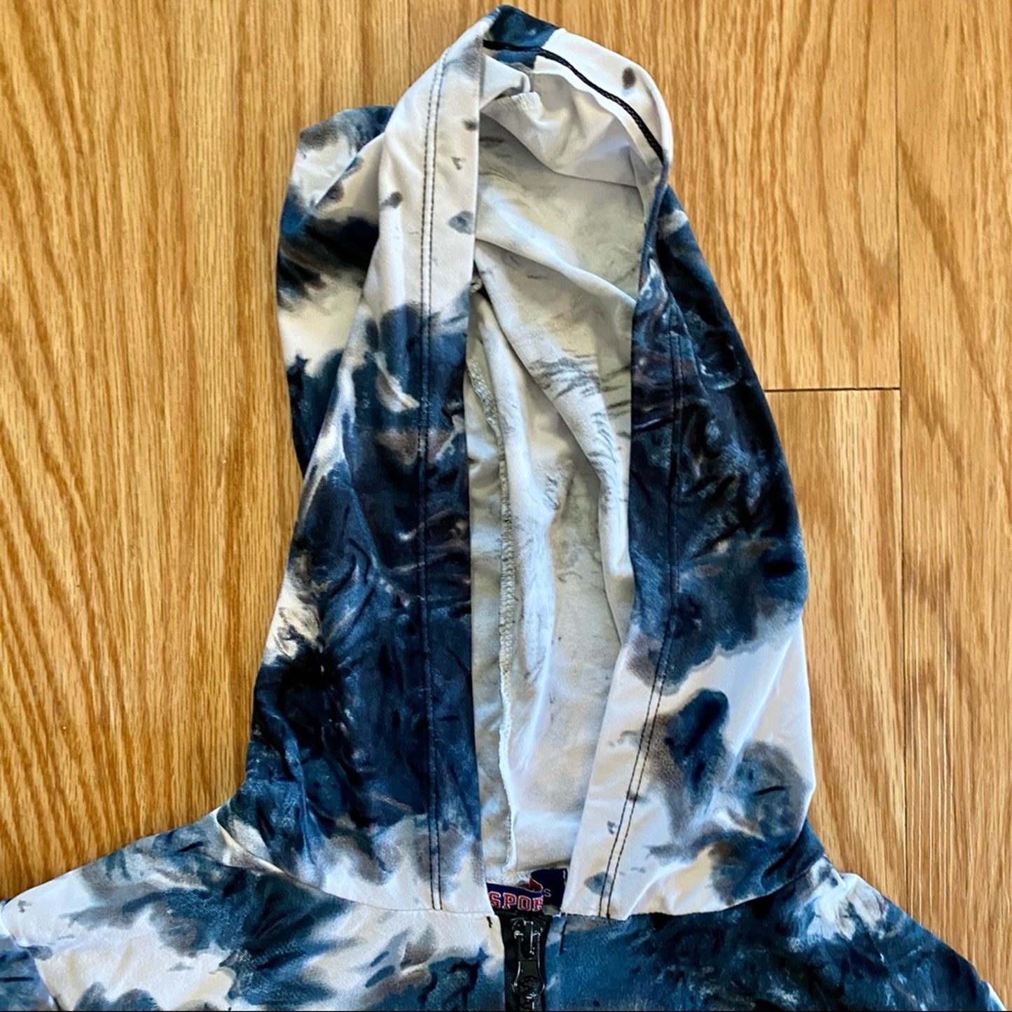 AQ-Sport Blue Tie-Dye Hoodie & Leggings Tracksuit Set Juniors Small