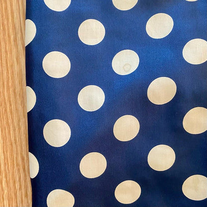 Vintage 1950s Blue Polka Dot Bow Midi Pin-up Dress Womens 0 XSmall