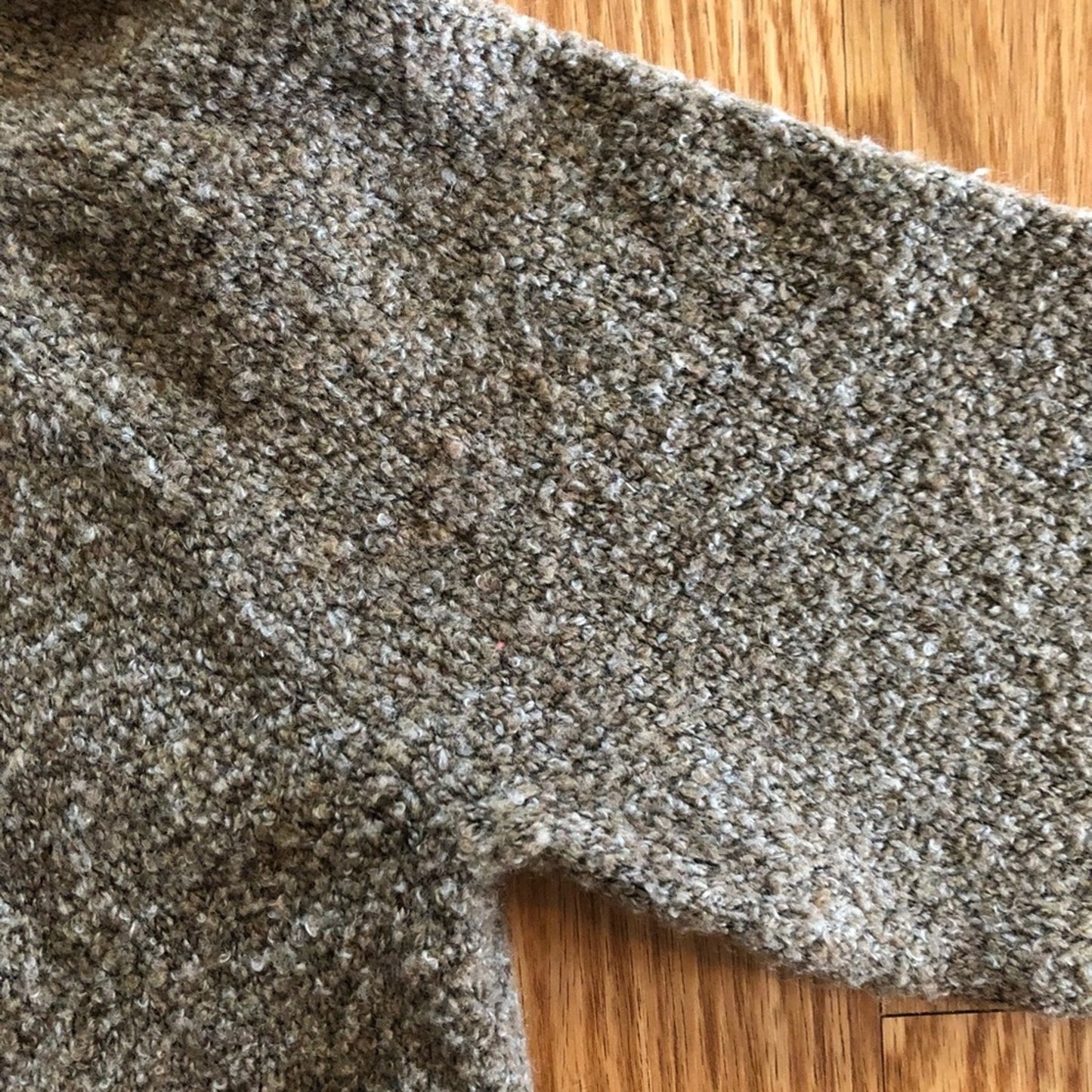 L.L. Bean Brown Wool Cowl Sweater Womens Medium Petite