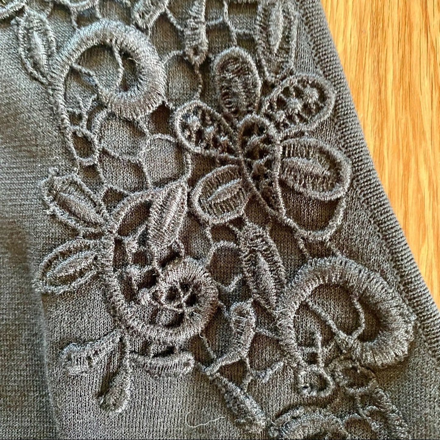Giambattista Valli Black Italian Lace Knit Sheath Dress US Womens 10