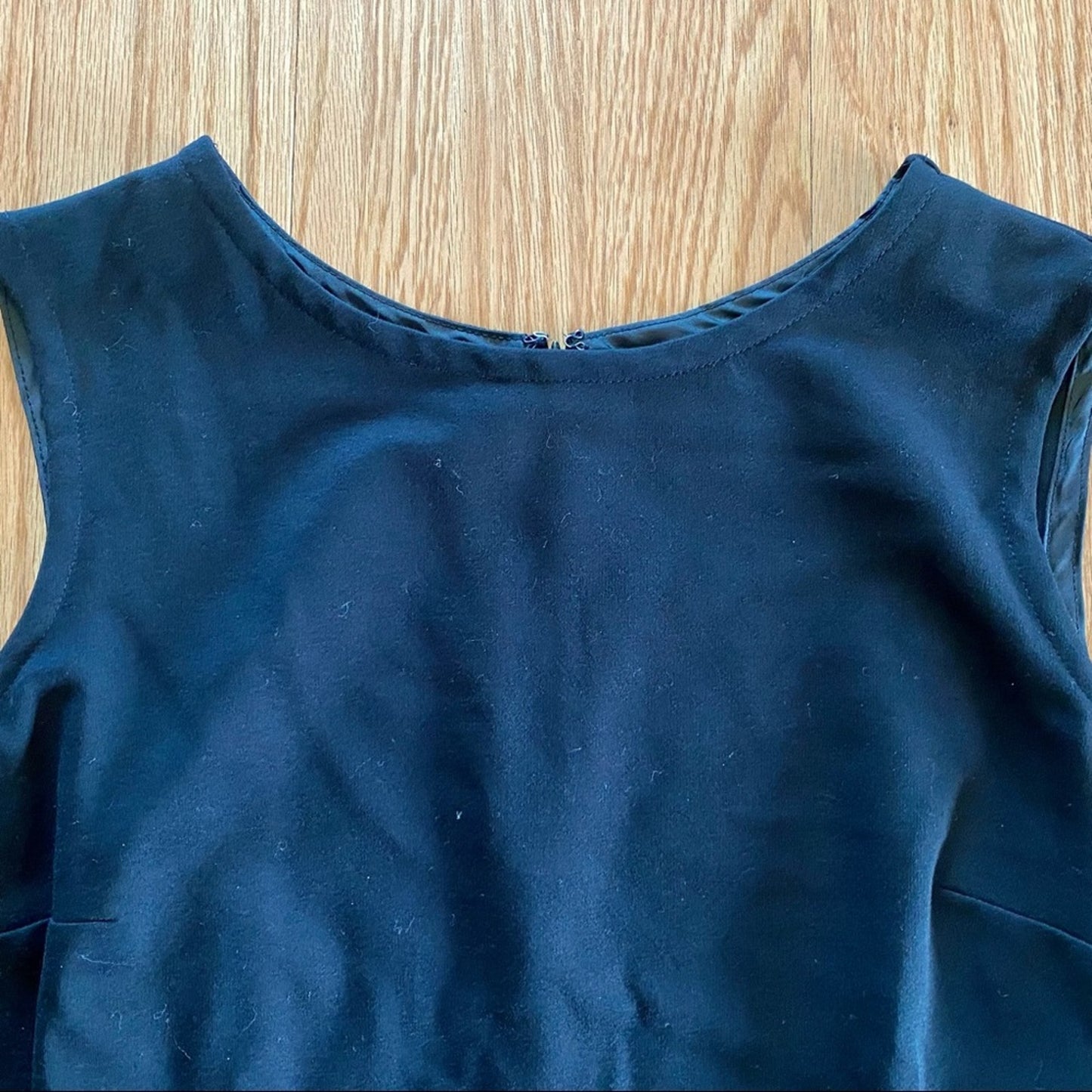 Taylor Black Ruffle A-Line Midi Dress Womens 12