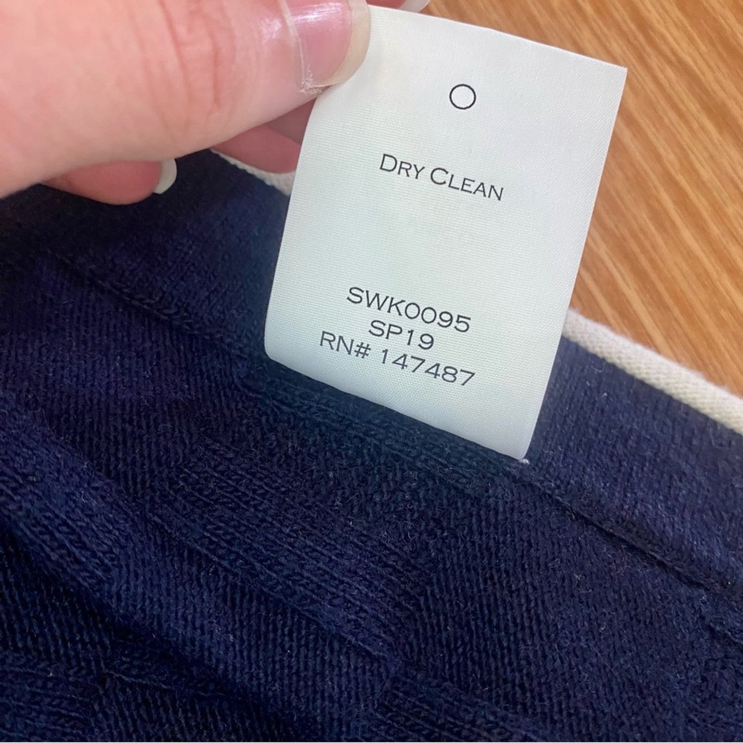 Draper James Blue Wool Cashmere Sweater Cardigan Womens Medium / Large