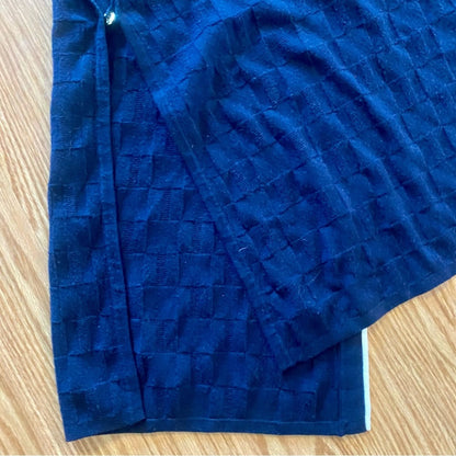 Draper James Blue Wool Cashmere Sweater Cardigan Womens Medium / Large