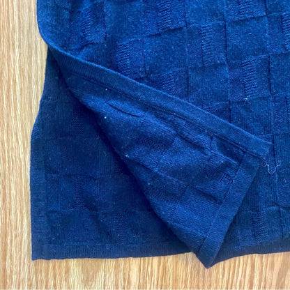 Draper James Blue Wool Cashmere Sweater Cardigan Womens Medium / Large